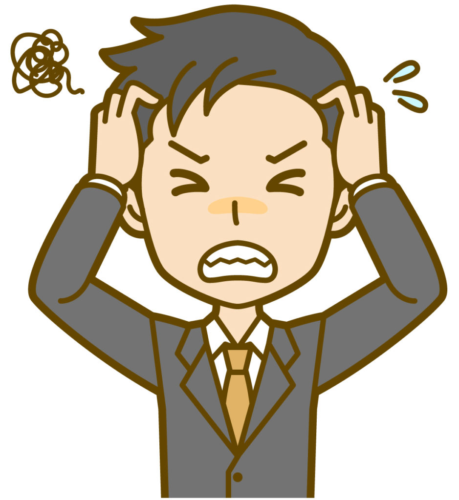 パニック障害を発生してしまった精神障害を持つ男性