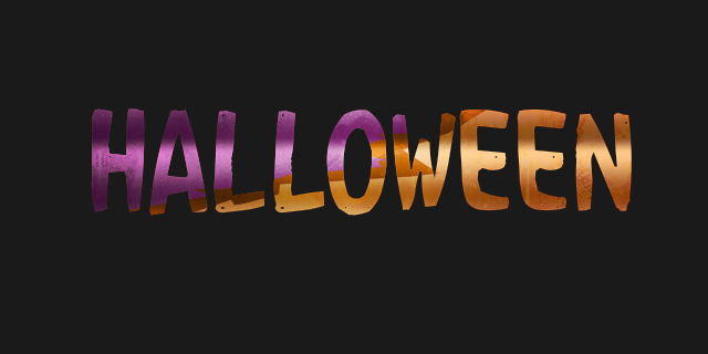 ロゴ「Halloween」